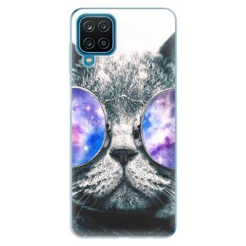 Odolné silikonové pouzdro iSaprio - Galaxy Cat - Samsung Galaxy A12