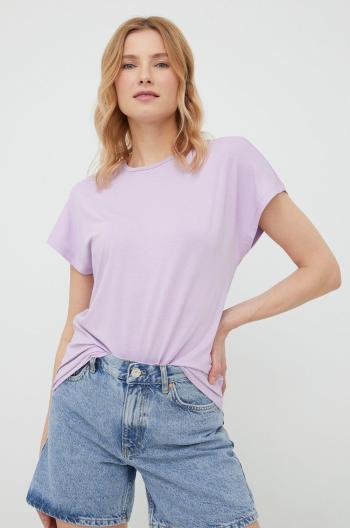 Tričko JDY fialová barva