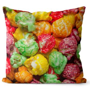 Polštář Sladký popcorn (Velikost: 55 x 55 cm)