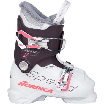 Nordica SPEEDMACHINE J 2 Dětské lyžařské boty, bílá, velikost 17.5