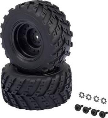 Kompletní kola V-Block Reely 12056+12618-M pro monster truck, 96 mm, 1:10 XS, 2 ks, černá