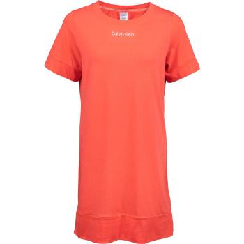 Calvin Klein NIGHTSHIRT Dámské šaty na spaní, lososová, velikost S