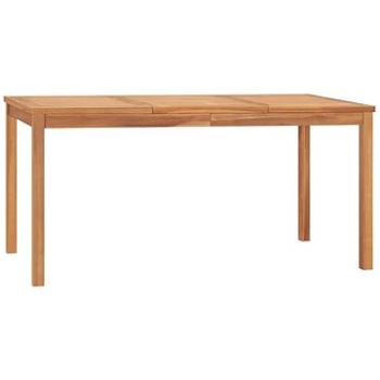 Zahradní jídelní stůl 160 × 80 × 77 cm masivní teakové dřevo, 315620 (315620)
