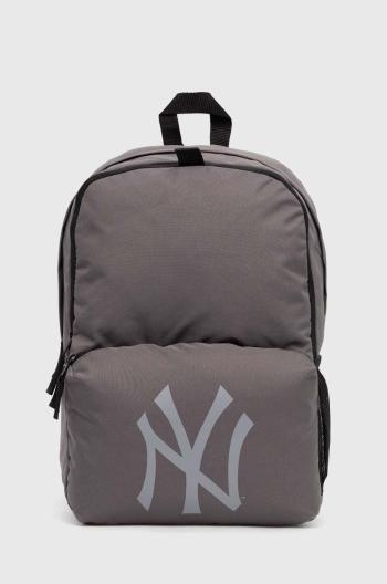 Batoh New Era MLB NEW YORK YANKEES šedá barva, velký, s potiskem, 60503788