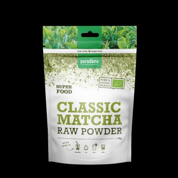 BIO Classic Matcha Raw Powder 75 g - Purasana