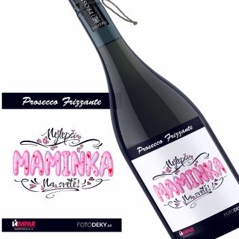 Víno Nejlepší maminka – pink (Druh Vína: Prosecco)