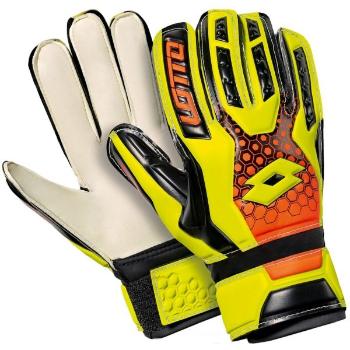 Lotto GLOVE GK SPIDER 900 JR Dětské brankářské rukavice, žlutá, velikost 7