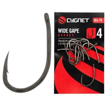 Cygnet háčky wide gape hooks barbed 10 ks - velikost 6