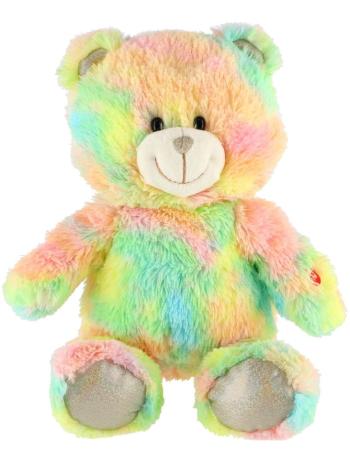 Teddies Snílek medvěd duhový plyš 40 cm