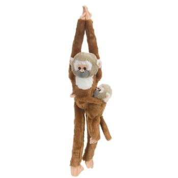 Wild Republic Plyšová hračka Závěsný Monkey s miminkem, 51 cm