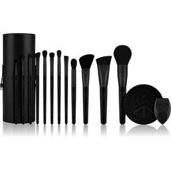 Luvia Cosmetics Prime Vegan Pro Black Edition sada štětců 12 ks