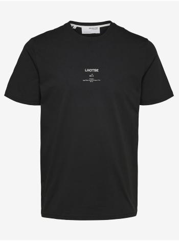 Černé pánské tričko Selected Homme Kody