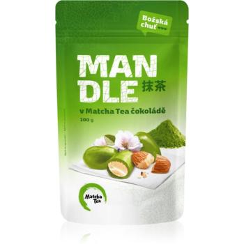 Matcha Tea Mandle v Matcha Tea čokoládě ořechy v polevě s matchou 100 g