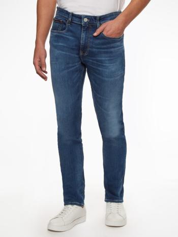 Tommy Jeans pánské tmavě modré džíny AUSTIN - 36/32 (1BK)