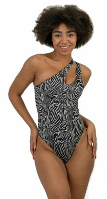 Nebbia Fortaleza Monokini - Zebra Zebra White S Dámské plavky