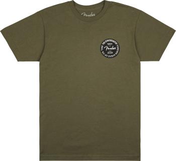 Fender Stratocaster 70th Badge Tee Olive XXL