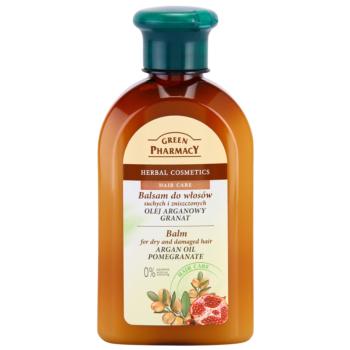 Green Pharmacy Hair Care Argan Oil & Pomegranate balzám pro suché a poškozené vlasy 300 ml