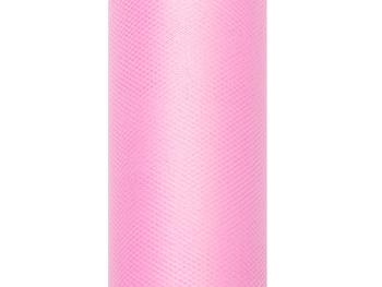 PartyDeco Tyl hladký - baby růžový 0,3x9m