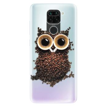 Odolné silikonové pouzdro iSaprio - Owl And Coffee - Xiaomi Redmi Note 9