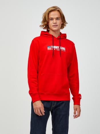 Tommy Jeans Mikina Červená