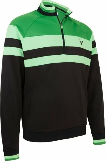 Callaway LS Street Blocked 1/4 Zip Caviar S Sweatshirt