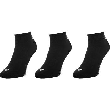 Lotto SPORT SOCKS 3P Sportovní ponožky, černá, velikost 43-46