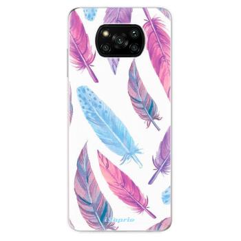 Odolné silikonové pouzdro iSaprio - Feather Pattern 10 - Xiaomi Poco X3 Pro / X3 NFC