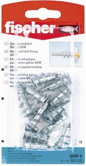 Hmoždinka do sádrokartonu Fischer GKM K 504330, Vnější délka 31 mm, Vnější Ø 8 mm, 10 ks