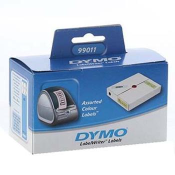 Dymo 99011, S0722380, 28mm x 89mm, žluté/modré/růžové/zelené, papírové štítky