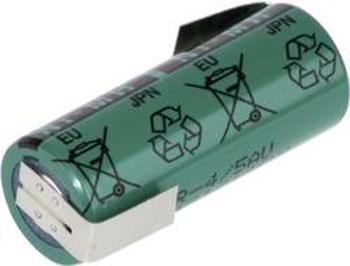 Akumulátor s pájecími kontakty NiMH Sanyo 4/5 A, 1,2 V, 2150 mAh