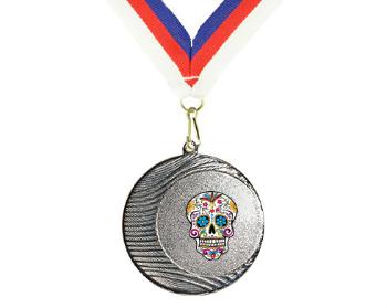 Medaile Mexická lebka