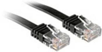 Síťový kabel RJ45 LINDY 47521, CAT 6, U/UTP, 1.00 m, černá