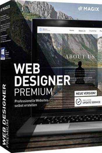 Magix Web Designer Premium plná verze, 1 licence Windows tvorba webu