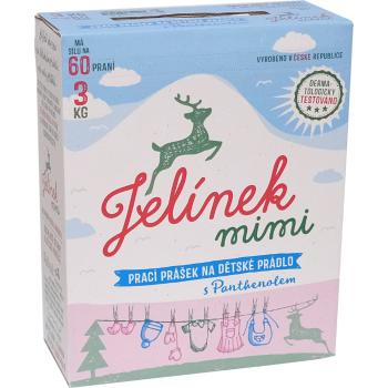 Jelen Jelínek mimi prací prášek na dětské prádlo s panthenolem 60 dávek 3 kg