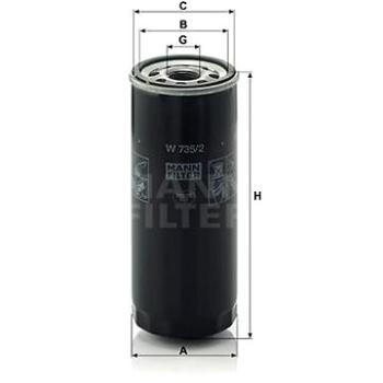 MANN-FILTER W735/2 (W735/2)