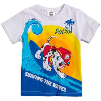 Chlapecké tričko PAW PATROL SURFING bílé Velikost: 104