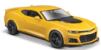 Maisto KIT 2017 Camaro ZL1, metal žlutá, 1:24