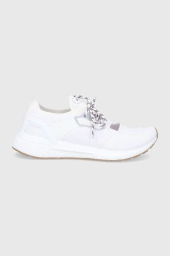 Boty adidas by Stella McCartney aSMC UltraBOOST FZ3039 bílá barva, na plochém podpatku