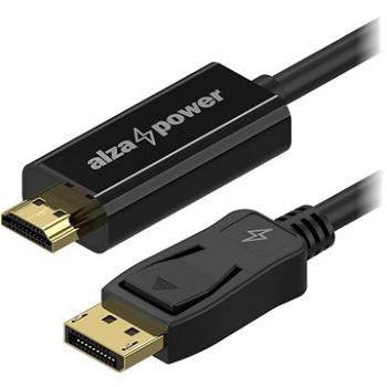 AlzaPower Core DisplayPort (M) na HDMI 4K (M) 3m černý (APW-CBDPHD430B)