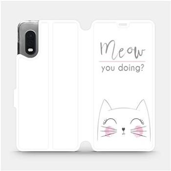 Flipové pouzdro na mobil Samsung Xcover PRO - M098P Meow you doing? (5903516238828)