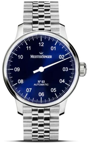 MeisterSinger N°03 AM908 - Ocelový náramek