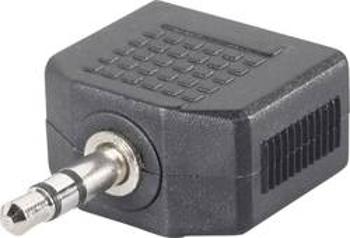 Jack audio Y adaptér SpeaKa Professional SP-7870244, černá