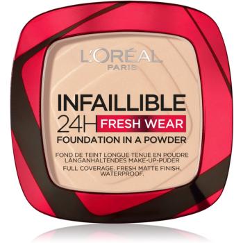 L’Oréal Paris Infaillible Fresh Wear 24h pudrový make-up odstín 20 Ivory 9 g