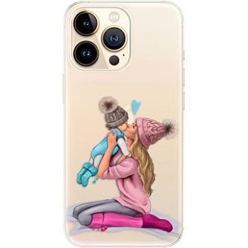iSaprio Kissing Mom - Blond and Boy pro iPhone 13 Pro (kmbloboy-TPU3-i13p)
