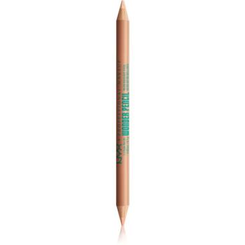 NYX Professional Makeup Wonder Pencil oboustranná tužka na oči odstín 03 Medium Peach 2x0,7 g