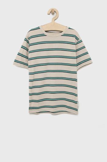 Dětské bavlněné tričko Tom Tailor tyrkysová barva