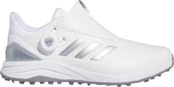 Adidas Solarmotion BOA 24 Spikeless White/Silver Metallic/Blue Burst 44 Pánské golfové boty