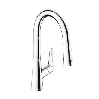 HANSGROHE Talis M51 Dřezová baterie s výsuvnou sprškou, chrom 72815000