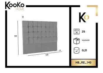 Čelo postele Re – 200 × 12 × 120 cm