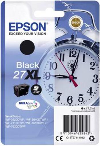 Epson Ink T2711, 27XL originál černá C13T27114012